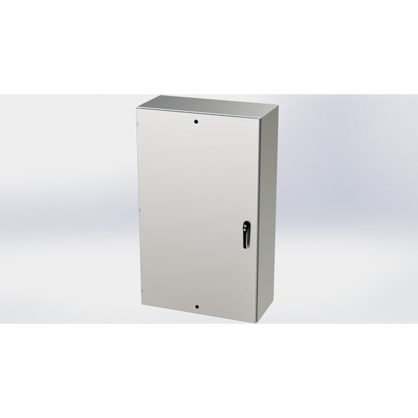 3 Point Latch with Padlock Handle Electrical Enclosures, 60 in H, 16 in D, 36 in W
